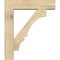 Ekena Millwork Balboa Block Rough Sawn Bracket w/ Offset Brace, Douglas Fir, 8"W x 34"D x 40"H BKT0806X34X40BOA05RDF - alternate 3